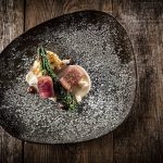 Bonna Cosmos Black Vago Flat Plate 24 cm