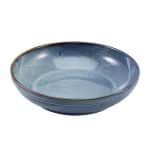 Terra Porcelain Aqua Blue Coupe Bowl 27.5cm