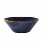 Terra Porcelain Aqua Blue Conical Bowl 16cm