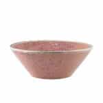 Terra Porcelain Rose Conical Bowl 19.5cm