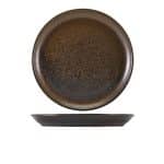 Terra Porcelain Black Coupe Plate 27.5cm