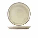 Terra Porcelain Matt Grey Coupe Plate 27.5cm