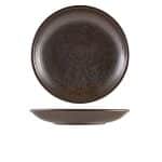 Terra Porcelain Black Deep Coupe Plate 28cm