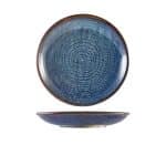 Terra Porcelain Aqua Blue Deep Coupe Plate 25cm