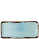Dudson Harvest Turquoise Organic Rectangular Plate 35x15.6cm/13.5x6.25" (Pack of 6)
