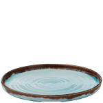 Dudson Harvest Turquoise Walled Plate 21cm/8.7" (Pack of 6)