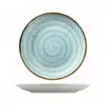 Kütahya  Atlantis Blue Flat Plate 21 cm