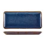 Terra Porcelain Aqua Blue Narrow Rectangular Platter 31 x 14cm