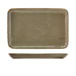 Terra Porcelain Grey Rectangular Platter 30 x 20cm