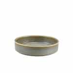 Terra Porcelain Matt Grey Presentation Bowl 20.5cm