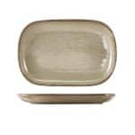 Terra Porcelain Grey Rectangular Plate 24 x 16.5cm