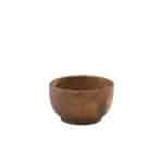 Acacia Wood Dip Pot 6cl/2oz