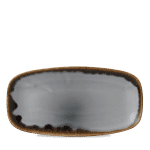 Dudson Harvest Grey Chefs Oblong Plate 28.1cm/11" (Pack of 12)
