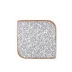 Bybone - Edera Cobalt Square Plate 20 cm (15 x 15)