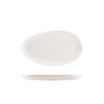 Genware Porcelain Organic Oval Plate 29.5cm/ 11.5"