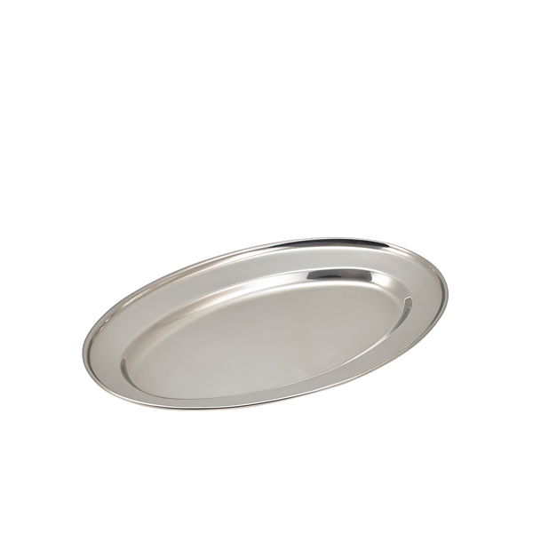 TH_1365 GenWare Stainless Steel Oval Flat 30cm/ 12" - Image 1