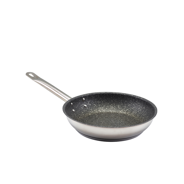 TH_1524-00NS GenWare Non Stick Teflon Stainless Steel Frying Pan 24cm - Image 1