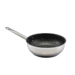 GenWare Non Stick Teflon Stainless Steel Sauteuse Pan 24cm