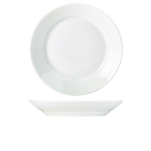 TH_170130 Genware Porcelain Deep Winged Plate 30cm/ 12" - Image 1