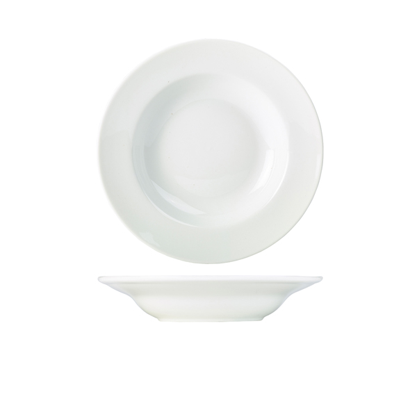 TH_172122 Genware Porcelain Soup Plate/ Pasta Dish 23cm/ 9" - Image 1