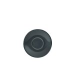 Genware Porcelain Grey Saucer 12cm/ 4.75"