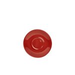 Genware Porcelain Red Saucer 12cm/ 4.75"