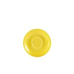 Genware Porcelain Yellow Saucer 12cm