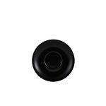 Genware Porcelain Matt Black Saucer 13.5cm/ 5.25"