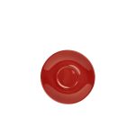 Genware Porcelain Red Saucer 13.5cm/ 5.25"