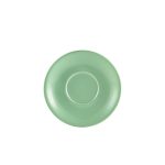 Genware Porcelain Green Saucer 16cm/ 6.25"