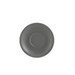 Genware Porcelain Matt Grey Saucer 16cm/ 6.25"