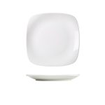 Genware Porcelain Rounded Square Plate 21cm/ 8.25"