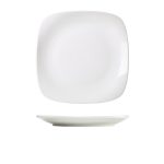 Genware Porcelain Rounded Square Plate 25cm/ 9.75"