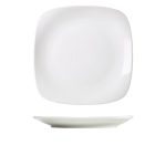 Genware Porcelain Rounded Square Plate 29cm/ 11.5"