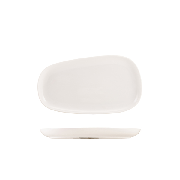 TH_184729 Genware Porcelain Organic Rectangular Plate 29cm/ 11.4" - Image 1