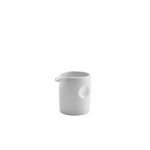 Genware Porcelain Pinched Solid Milk Jug 8.5cl/ 3oz