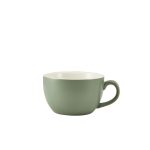 GenWare Porcelain Matt Sage Bowl Shaped Cup 25cl/ 8.75oz