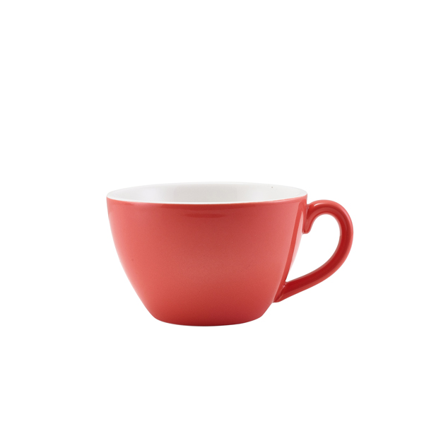 TH_322134CRL GenWare Porcelain Coral Bowl Shaped Cup 34cl/ 12oz - Image 1