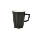 Genware Porcelain Black Latte Mug 34cl/ 12oz