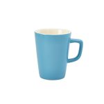 Genware Porcelain Blue Latte Mug 34cl/ 12oz