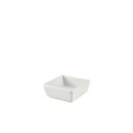 Genware Porcelain Square Dish 8.5 x 3.5cm/ 3.25 x 1.4"