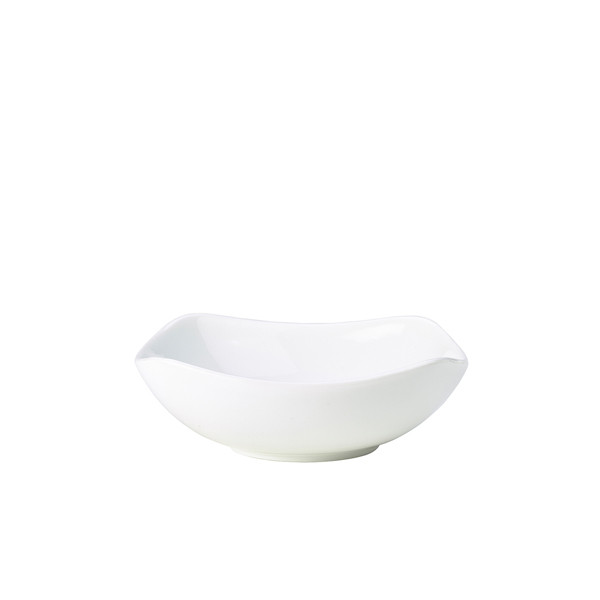 TH_364417 Genware Porcelain Rounded Square Bowl 17cm/ 6.5" - Image 1