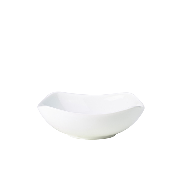 TH_364420 Genware Porcelain Rounded Square Bowl 20cm/ 7.75" - Image 1
