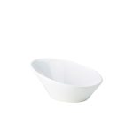 Genware Porcelain Oval Sloping Bowl 16cm/ 6.25"