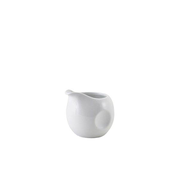 TH_373107 GenWare Porcelain Pinched Milk Jug 8cl/ 2.8oz - Image 1