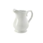 Genware Porcelain Traditional Serving Jug 28cl/ 10oz