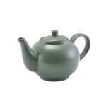 GenWare Porcelain Matt Sage Teapot 45cl/ 15.75oz