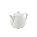 Genware Porcelain Contemporary Teapot 45cl/ 16oz