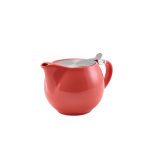 GenWare Porcelain Coral Teapot with St/ St Lid & Infuser 50cl/ 17.6oz