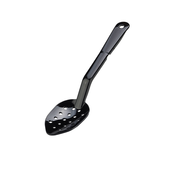 TH_4411-03 Perforated Spoon 11" Black PC - Image 1